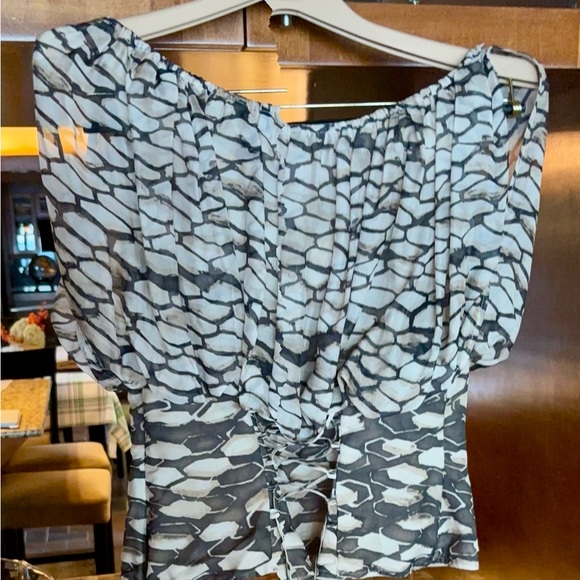 ANNE FONTAINE ELOISE DYED SILK TOP SZ 40 US M - Picture 10 of 12